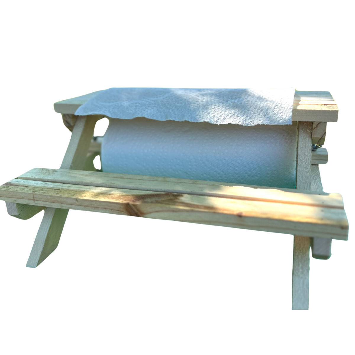 Paper Towel Holder - Picnic Table Design