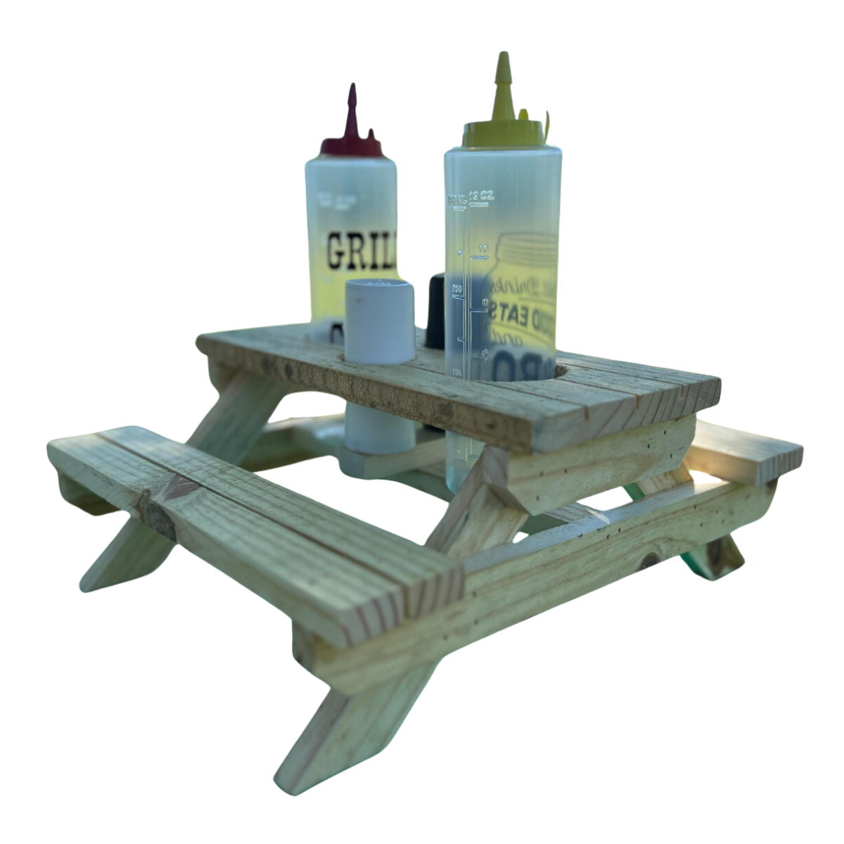 Condiment Organizer - Picnic Table Design