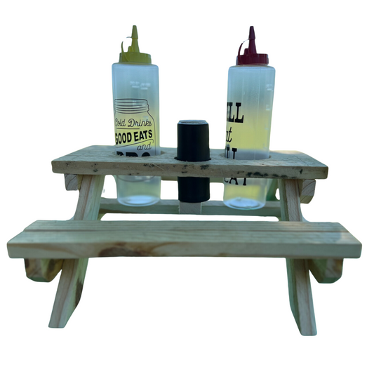 Condiment Organizer - Picnic Table Design