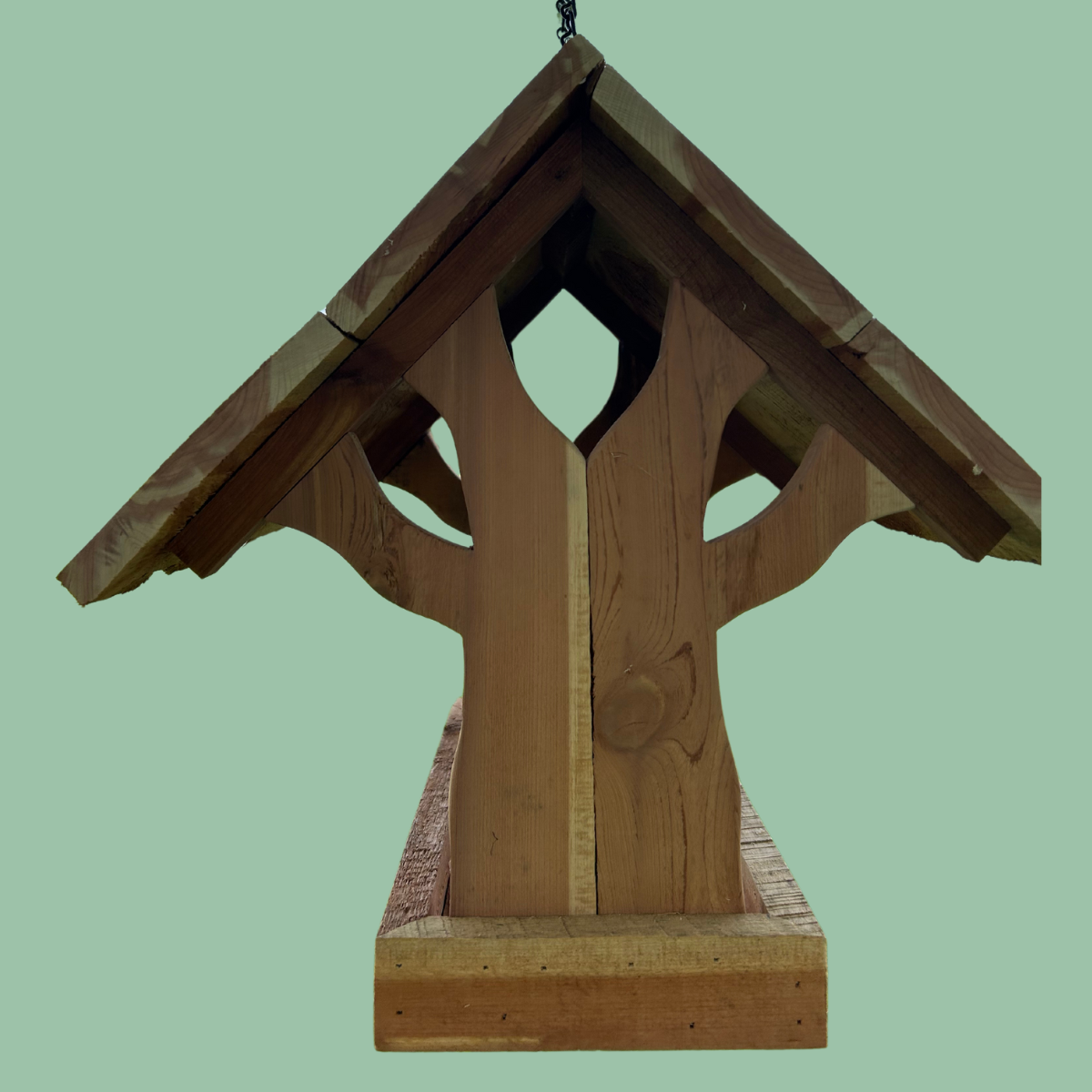 Handcrafted Wooden Bird Feeder – Tree-Shaped Design